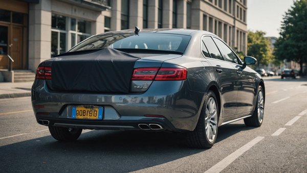 Covering de voiture : évitez de cacher la plaque d'immatriculation du véhicule